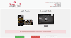 Desktop Screenshot of diamondsunltd.com
